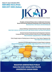 Image of JKAP (Jurnal Kebijakan dan Administrasi Publik)