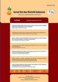 Image of Jurnal Gizi dan Dietetik